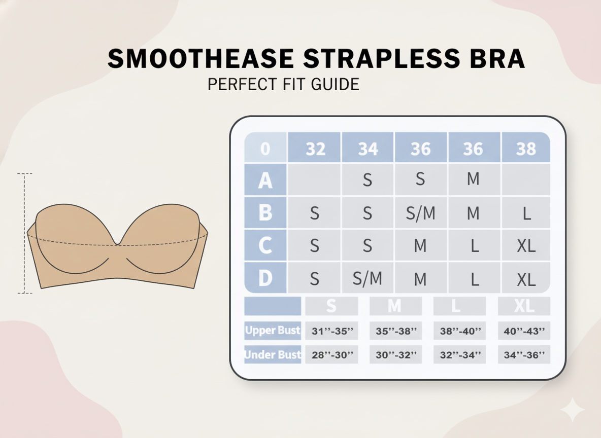 Fiorah's SmoothEase Strapless Bra